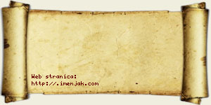 Hristina Stamenković vizit kartica